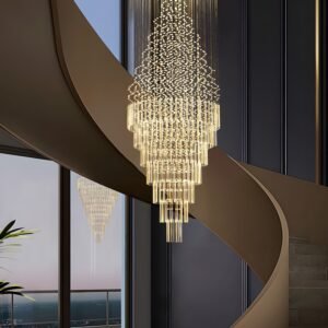 Elaris Luxury Crystal Raindrop Chandelier