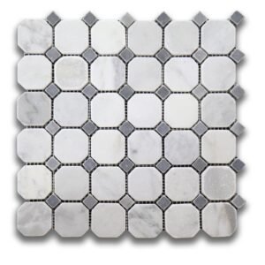 Antique Carrara Marble Octagon