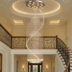 Lyron Elegant Crystal Raindrop Chandelier